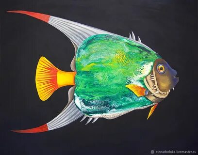 Рыба акрилом