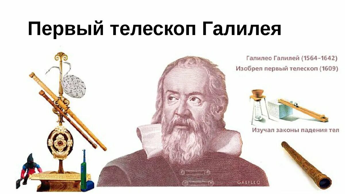 Кто 1 использовал телескоп. Галилео Галилей телескоп. Первое открытие Галилео Галилея. Открытия Галилео Галилея телескоп. Первая Зрительная труба Галилео Галилея.