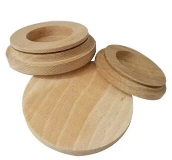 Деревянная круглая крышка