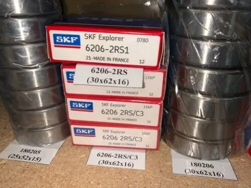 Подшипник 6206 2rs. Skf подшипник 30х62х16 1шт. подшипник 6206 2rs (30х62х16). подшипник skf 62/32 2rs. скф 6206.