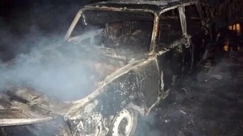 Ваз 2104 горит