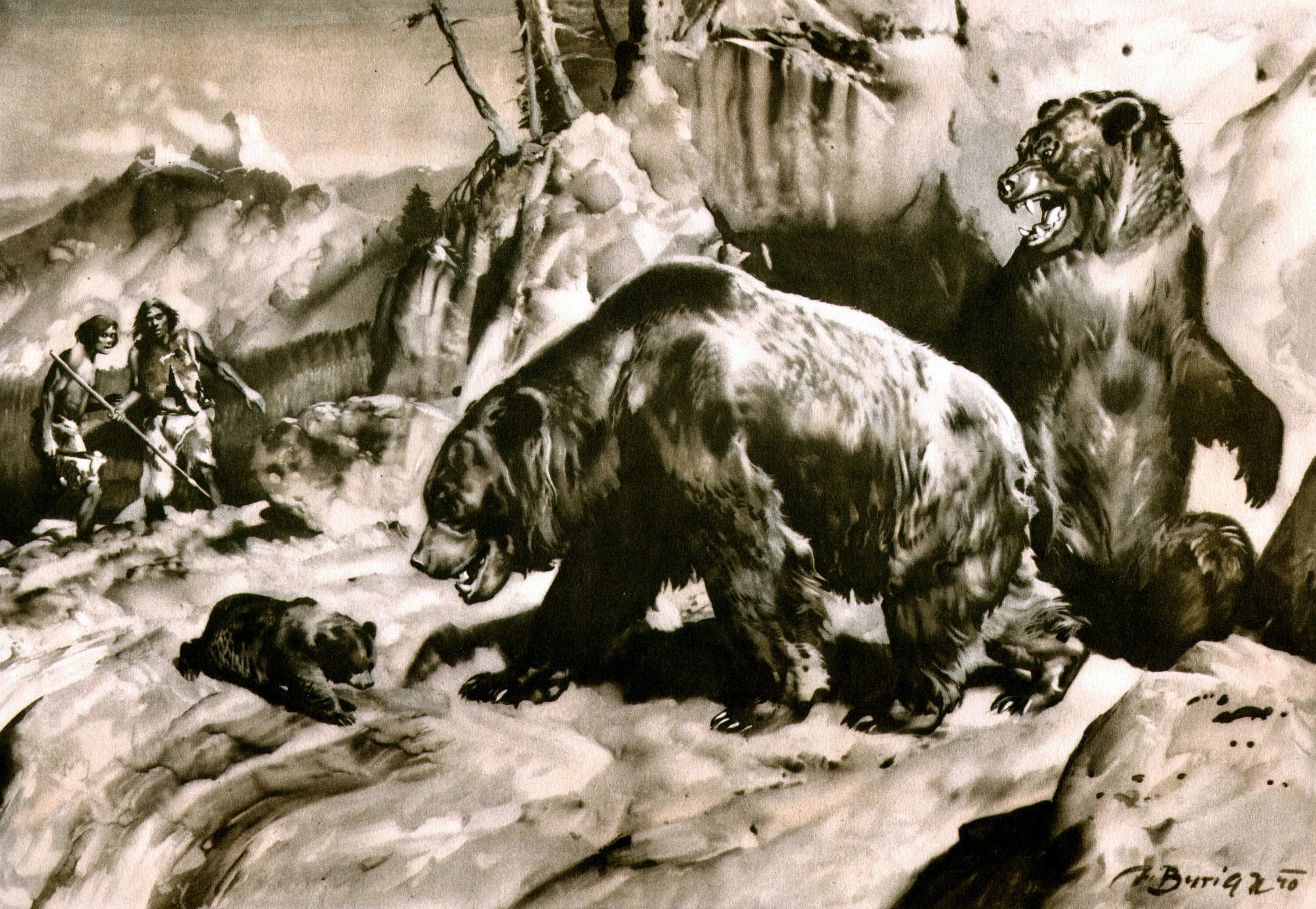 Зденек Буриан пещерный медведь. Зденек Буриан мамонты. Зденек Буриан (1905-1981). Зденек Буриан 1958. Как называли медведя в древней руси