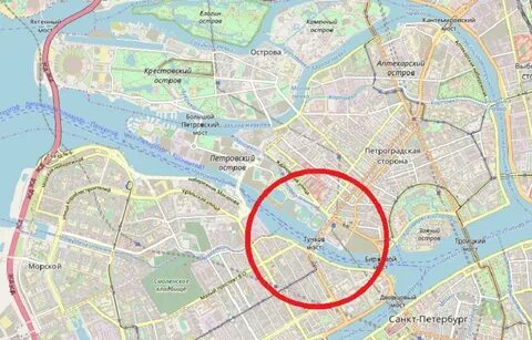 Новый мост санкт петербург на карте