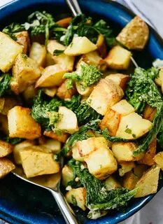 Картофель с брокколи