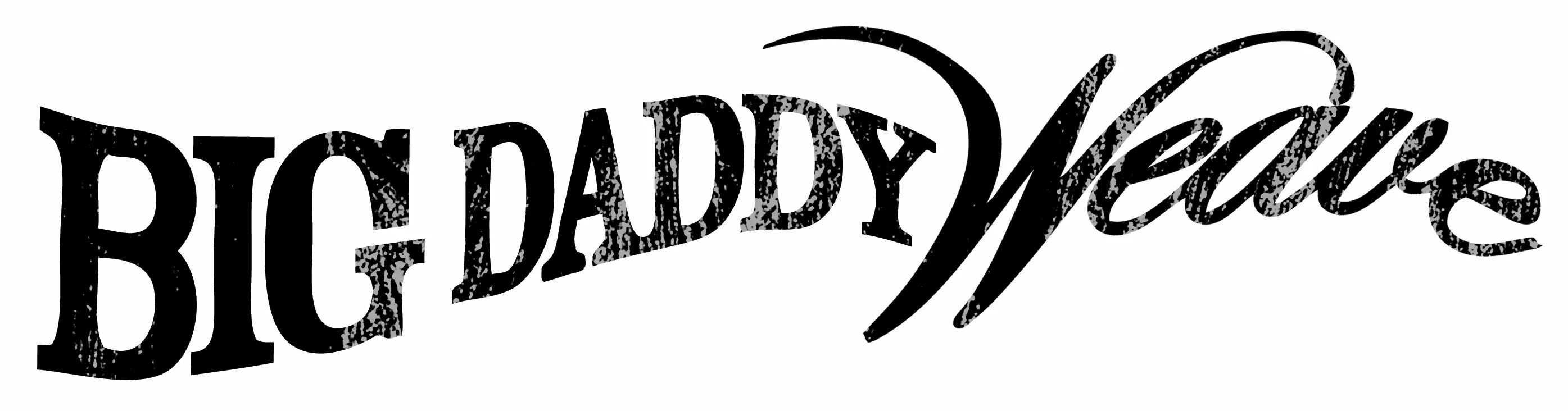 Логотип Биг Дэдди. Большой папа лого. Велик логотип. Надписи эмблемы big Daddy.