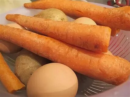 Сколько времени варить морковь для оливье