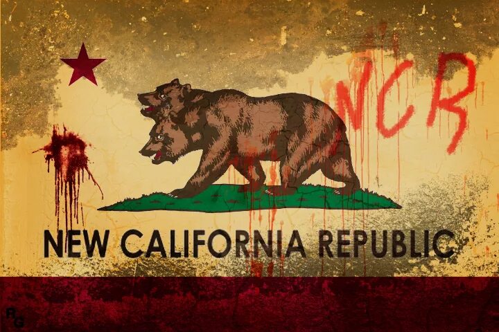 Новая калифорнийская республика fallout. Флаг новой калифорнийской Республики. Флаг НКР В Fallout New Vegas. Новая Калифорнийская Республика Fallout флаг. Калифорнийская Республика фоллаут.