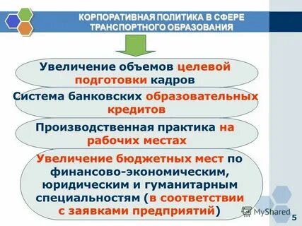 Образование в транспортной сфере