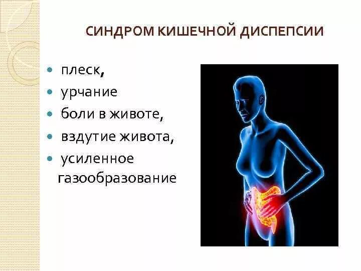 Синдром кишечной диспепсии. Синдром кишечной диспепсии