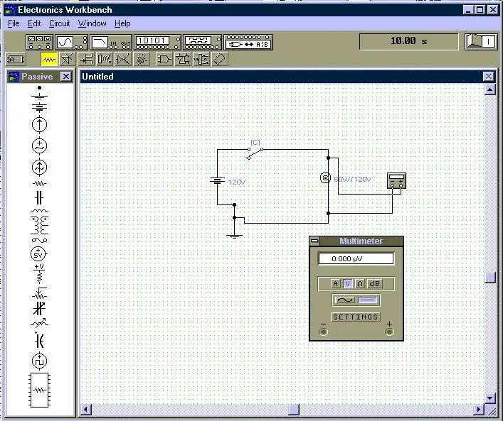 Файл workbench. Electronics workbench мультиметр. ewb 5.12. ваттметр в electronics workbench. electronic workbench 5.12 мультиметр схема.
