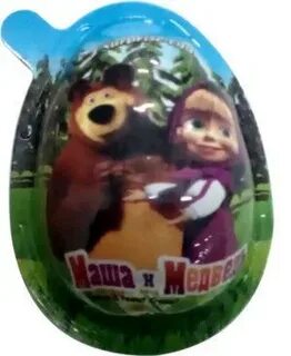 Шоколадное яйцо маша и медведь
