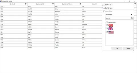 Wpf datagrid