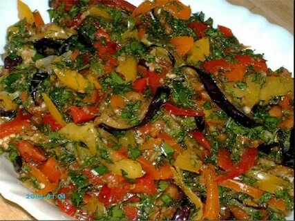 Кабачки перец морковь лук салат
