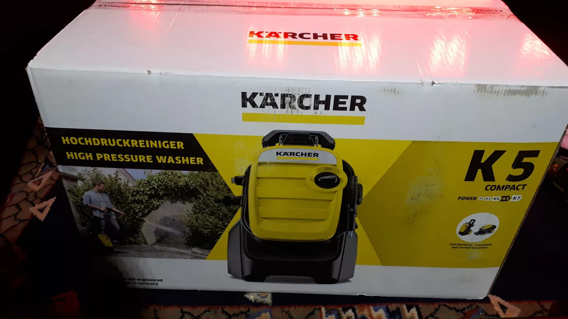 1.630-720.0 Karcher k 5 Compact. К5 компакт Керхер мощность-. Karcher к5 Compact коробка. Коробка Керхер к 5 компакт.