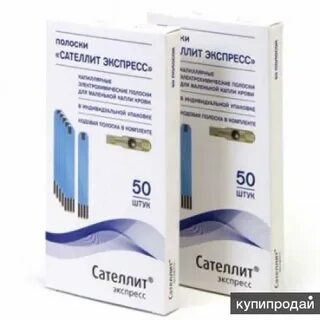 Тест полоски сателлит экспресс 50 штук