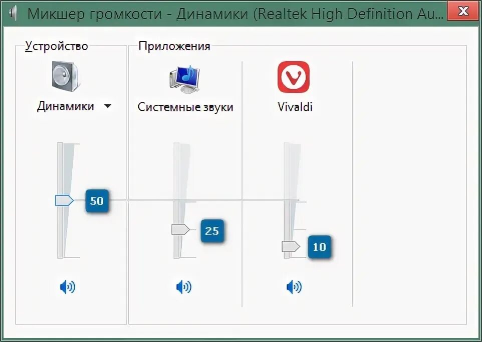 Микшер громкости Windows 10 - Windd.pro