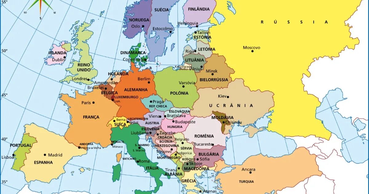 Карта европы со странами крупно 2025. Политическая карта европы крупным планом. карта европы со странами. политическая карта европы со столицами. карта европы со столицами.