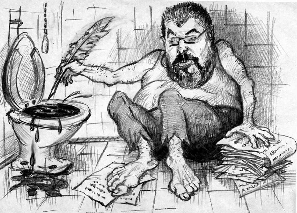 Поэт карикатура. Бездарный писака. Бездарный писака. Поэзия карикатура. Графоман карикатура.