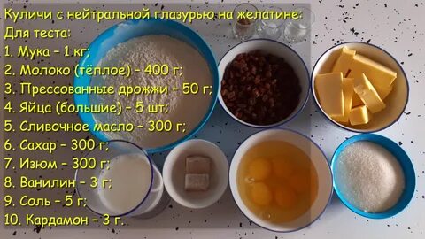 Рецепт глазури на желатине