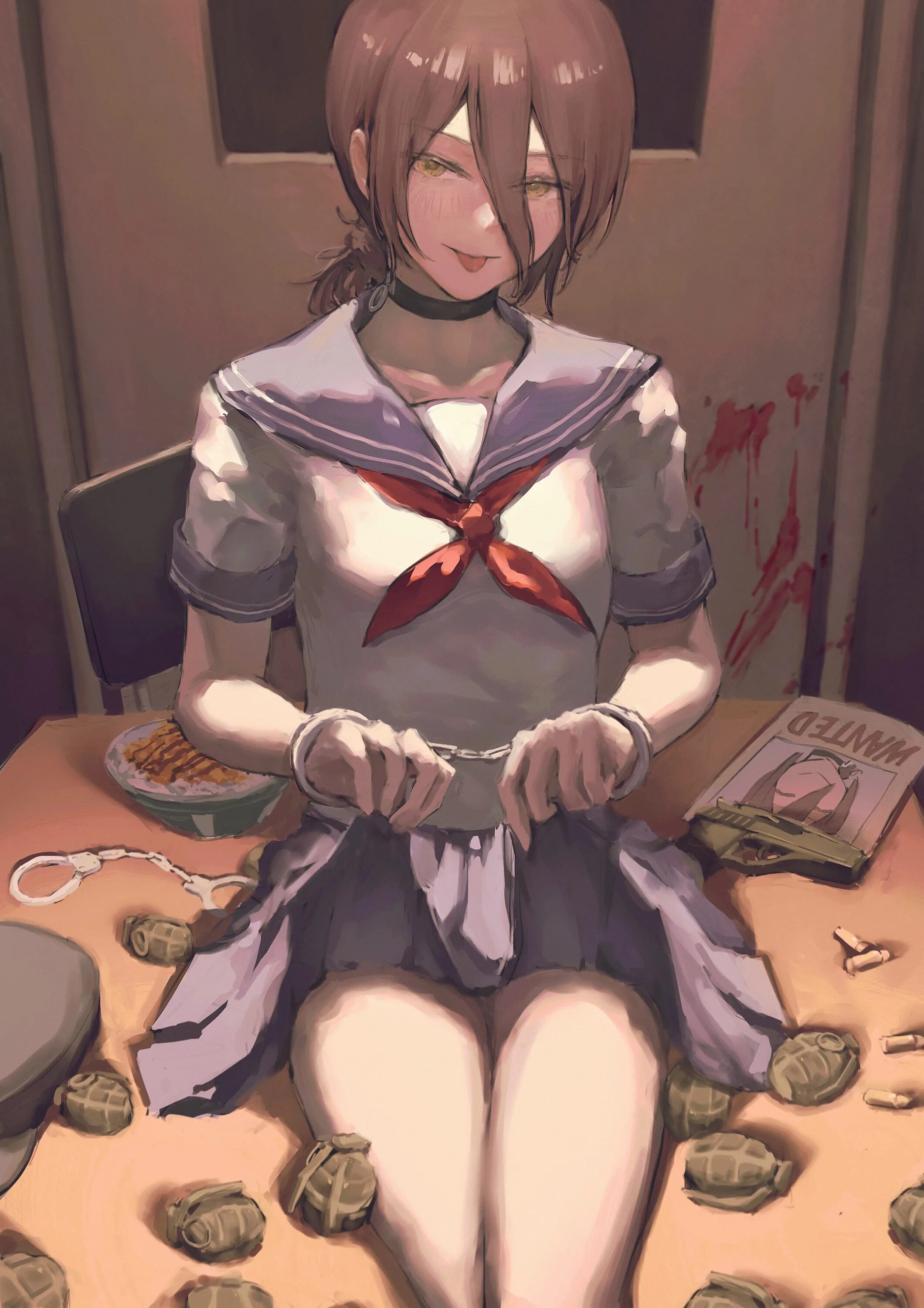 Пауэр chainsaw man. Chainsaw man nsfw. Резе арт. Пауэрс человек бензопила. Аниме девушки.