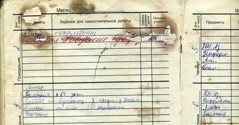 Двойка в дневнике