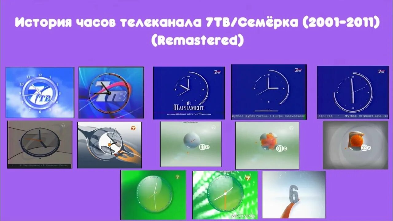 7тв канал. Семёрка 7тв. История часов телеканала. 7тв 2001.