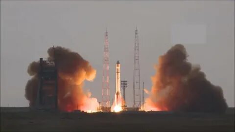 Видео падения ракеты