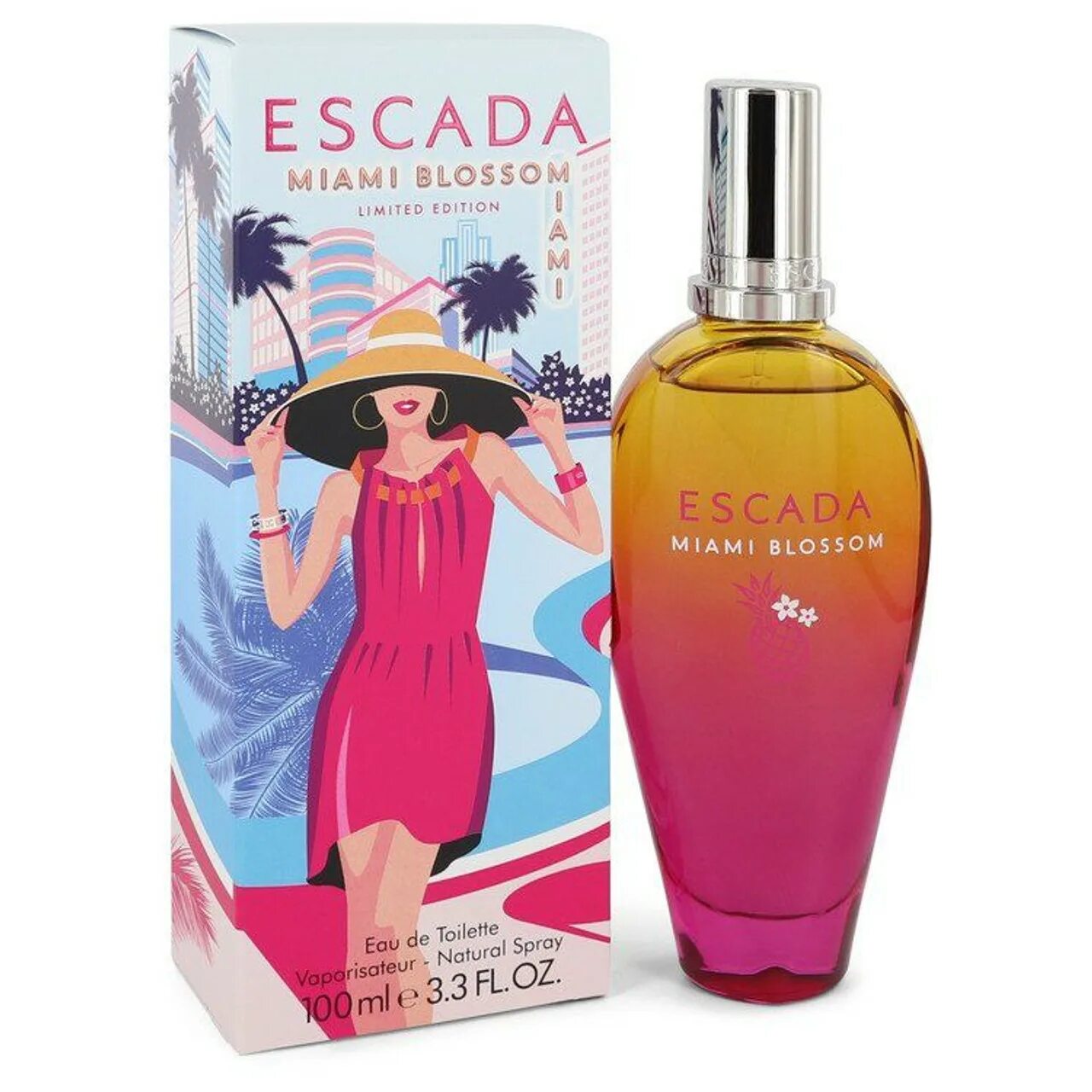 Escada Miami Blossom. Эскада Майами блоссом Рени. Духи Эскада Майами блоссом. Духи Escada 100мл.