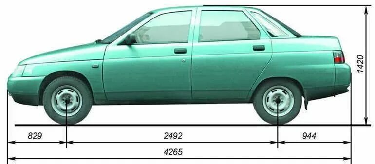 Габариты автомобиля ВАЗ 2110. Габариты ВАЗ 2110 седан. Ширина машины ВАЗ 2110. Габариты автомобиля ВАЗ 2112.