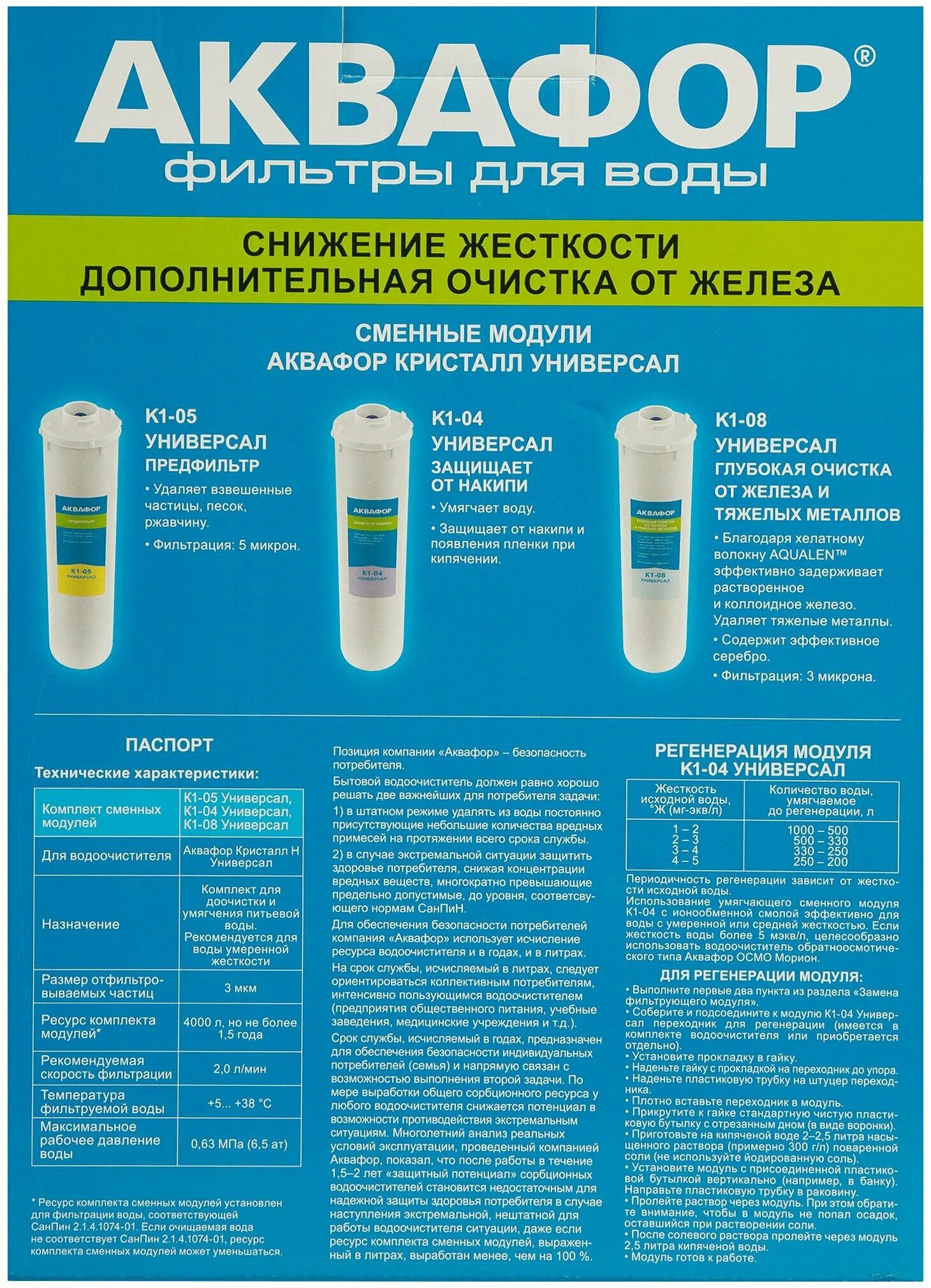 Тип сменного модуля