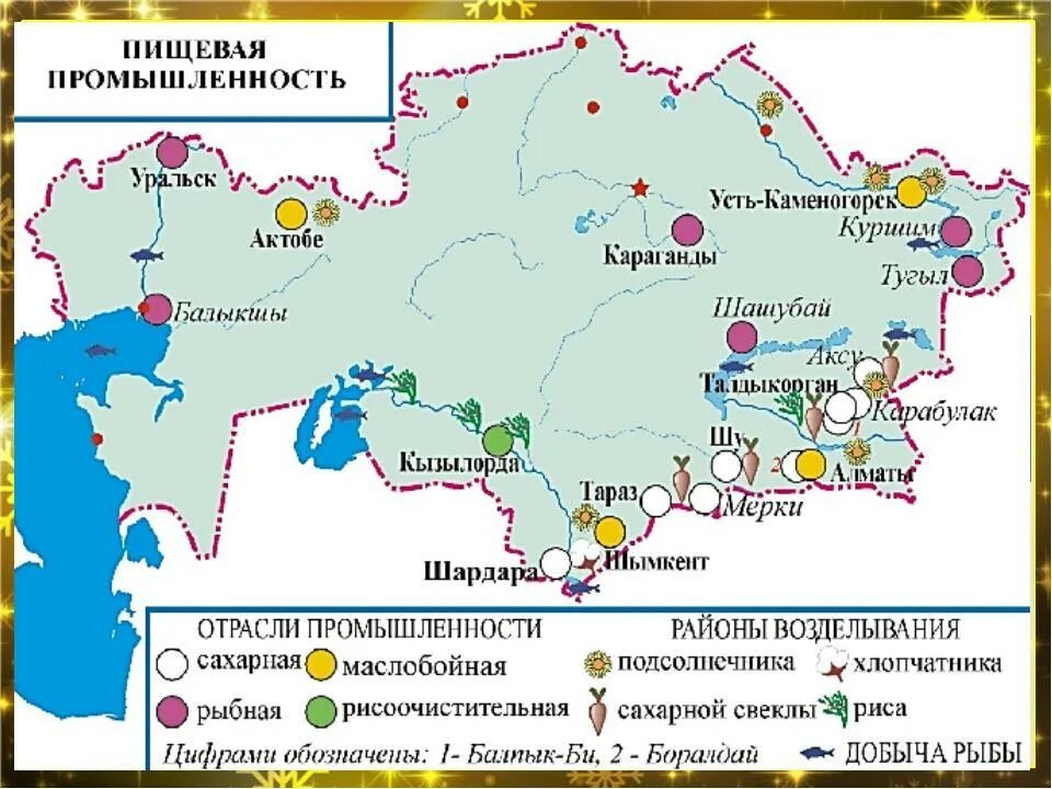 Промышленность южной россии. Центры пищевой промышленности в России. Легкая промышленность Казахстана карта. Промышленные центры Казахстана. Пищевая промышленность Казахстана.