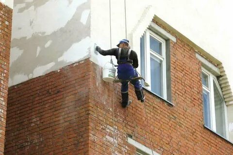 Ремонт фасада кирпичного дома