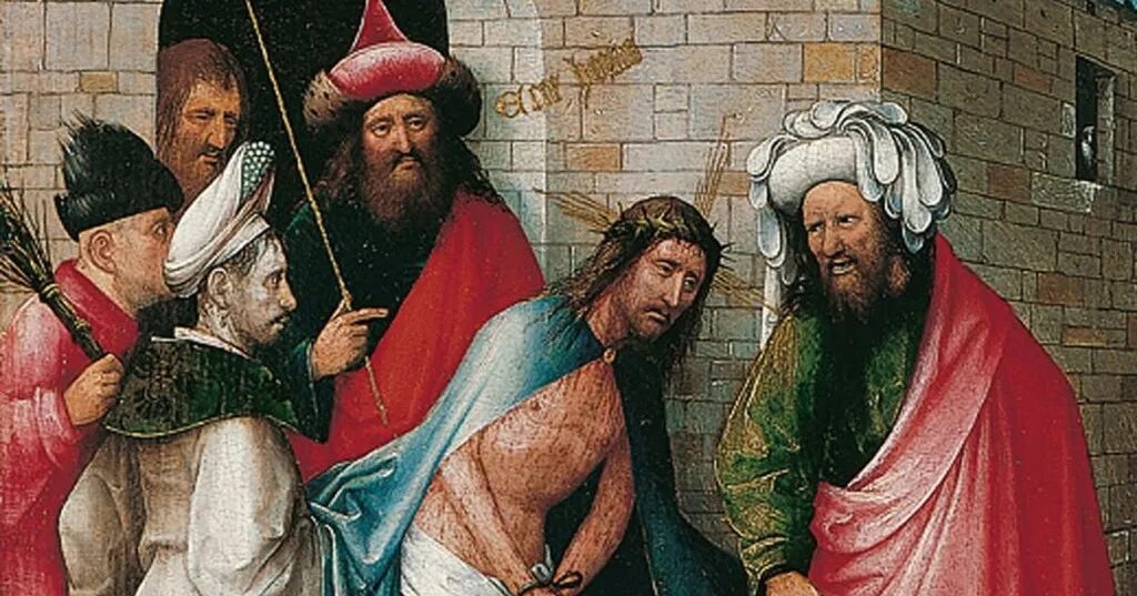 Се человек значение. Се человек босх. иероним босх ecce homo. ecce homo картина босха. иероним босх се человек.
