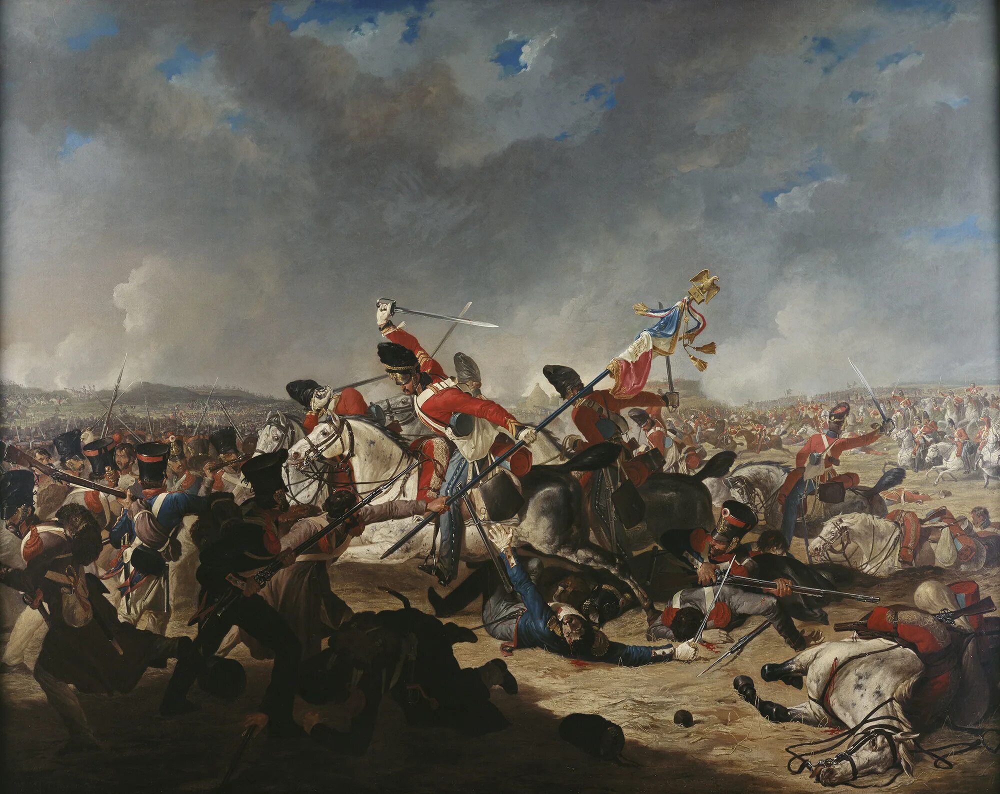 Франция начала войну с россией. Наполеон Бонапарт Ватерлоо. Наполеон битва Ватерлоо. Битва при Ватерлоо 1815. Ватерлоо битва Наполеона картина 1815.