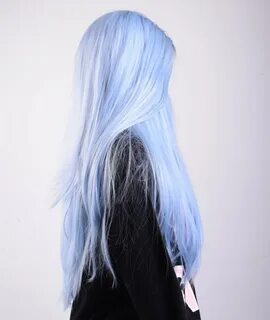 Светло голубые волосы