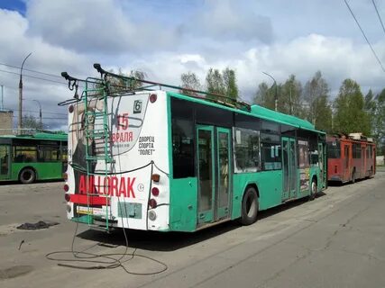 Троллейбус на карте рыбинск