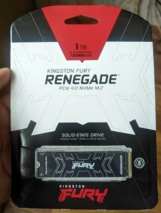 Ssd накопитель kingston fury renegade m 2