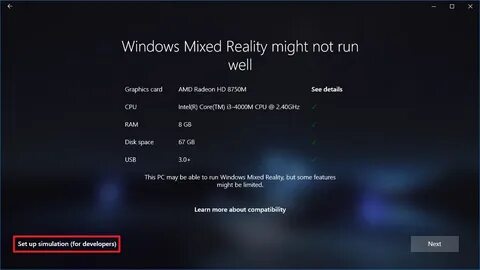 Windows reality