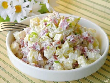 Салат с картошкой простой рецепт