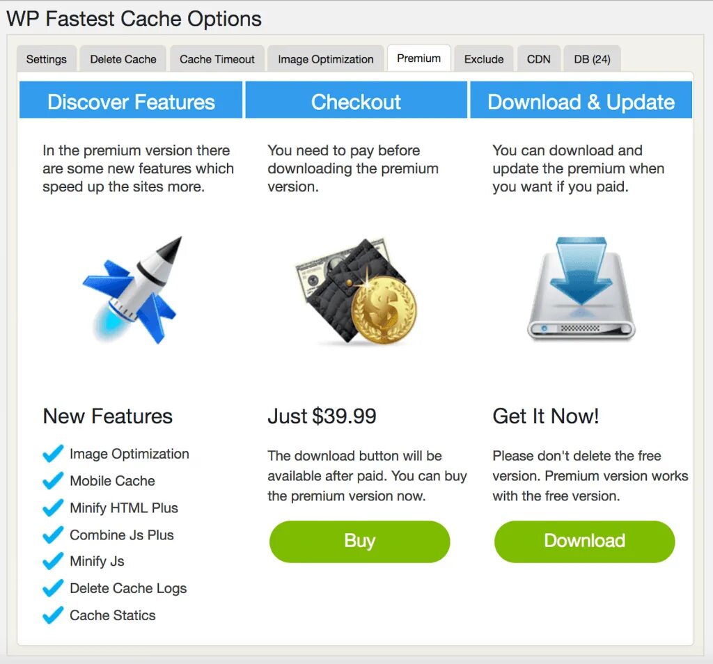 Faster cache. Wp fastest cache. premium version. fastest cdn.