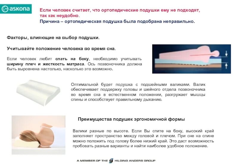 Как ложится на ортопедическую подушку. Если ортопедическая подушка подобрана неправильно. как правильно подобрать ортопедическую подушку. ортопедическая подушка пожелтела. ширина плеч подушка ортопедическая.