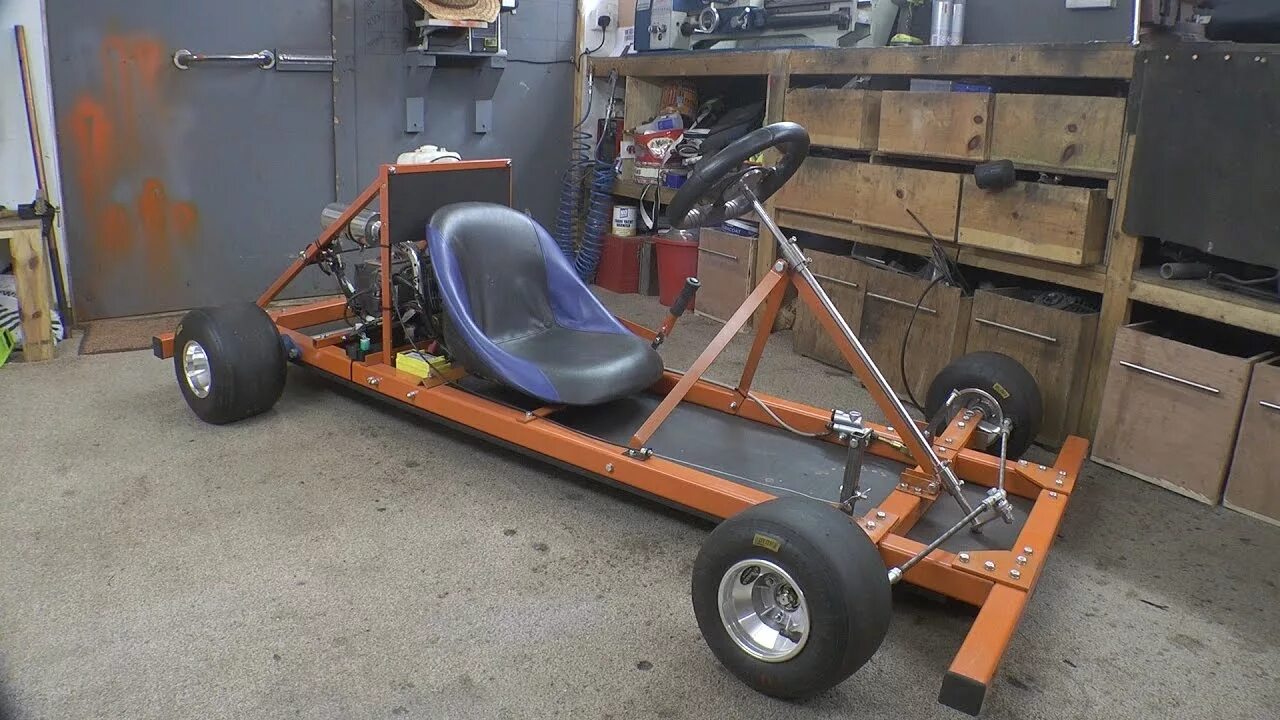 VIntage Diy go kart, Go kart frame, Go kart