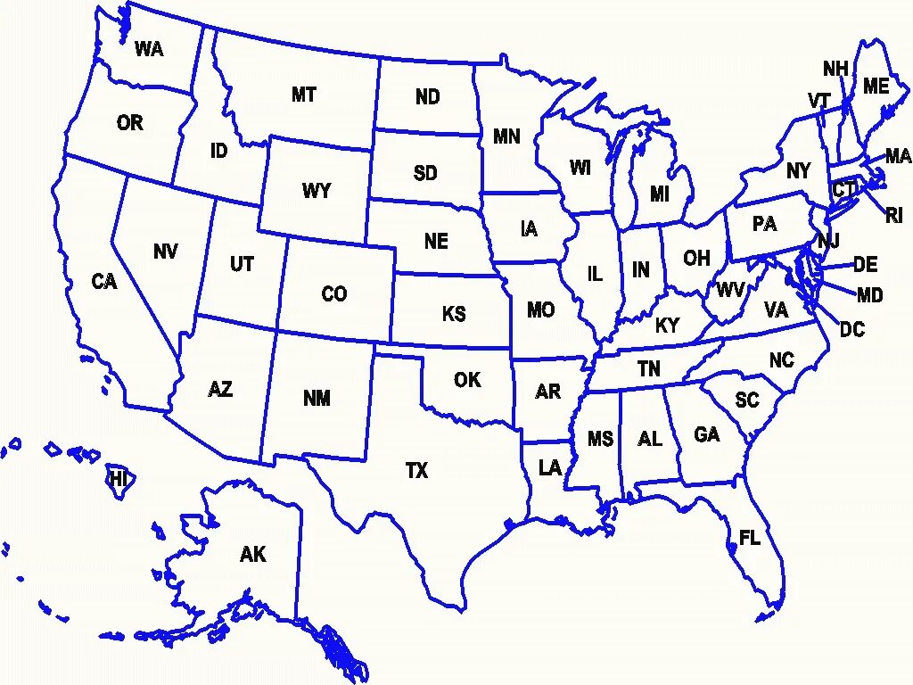 States formed. USA States Map. Карта США со Штатами. Административное деление США. Сокращенные названия Штатов США.
