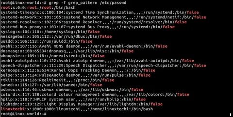 Ls grep