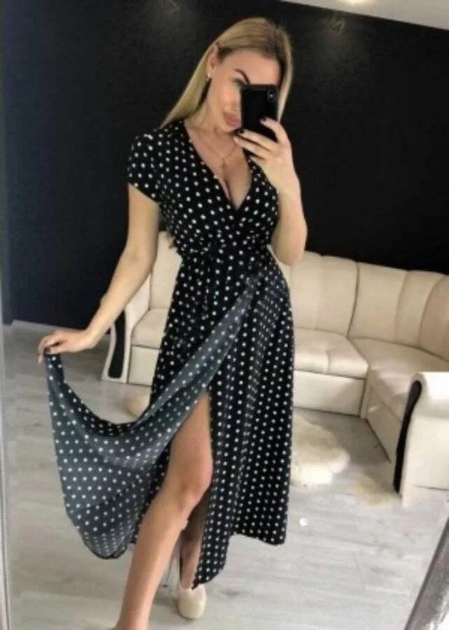 Платье в горошек. Длинное платье в горох. Платья в пол в горошек. Платье в горошек макси летнее. Длинное платье в горошек.