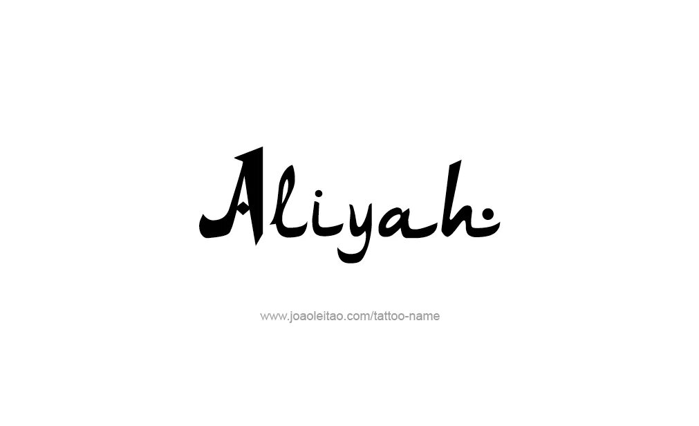 Name font style