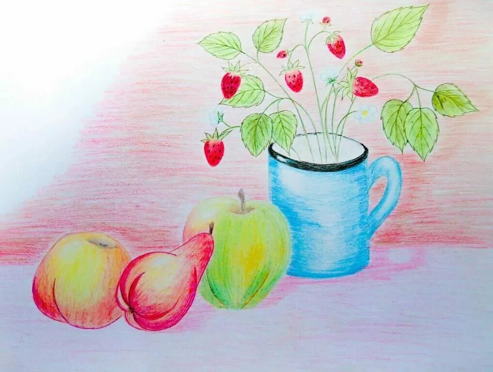 Рисование натюрморта. Натюрморт с фруктами рисунок. Натюрморт с фруктами для детей. Натюрморт с фруктами карандашом.