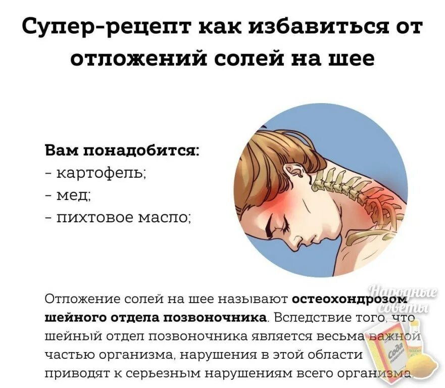 отложение солей шишка