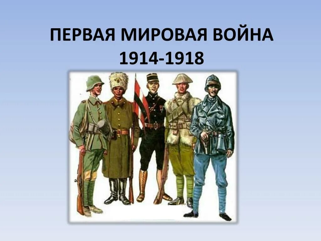 Название войны 1914 1918