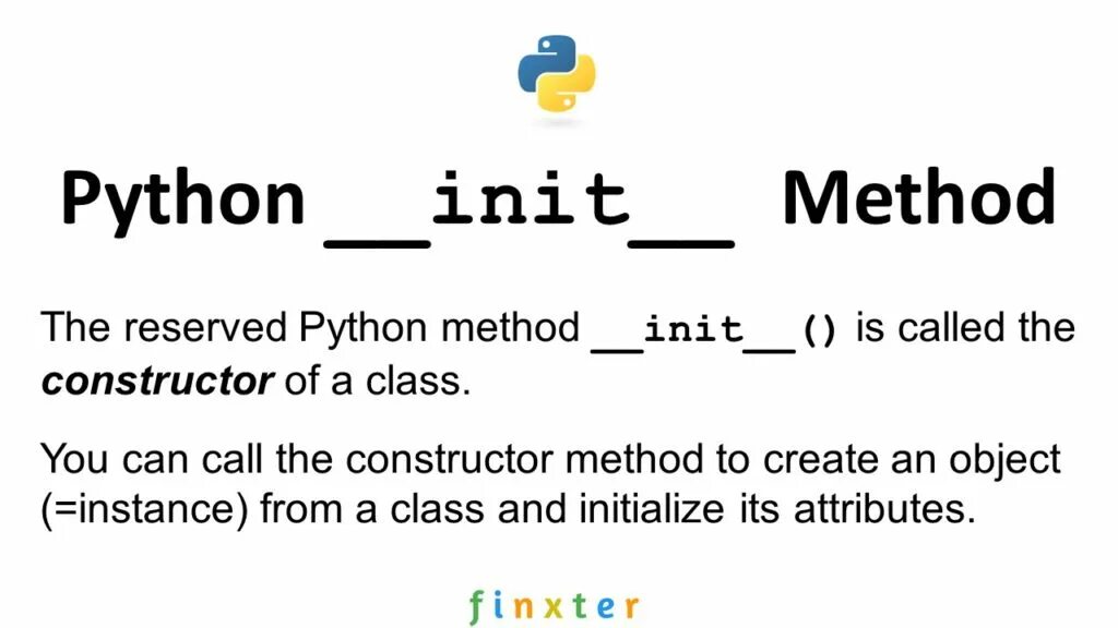 Init method. Init Python. Init в питоне. Python class init. Конструктор Python.